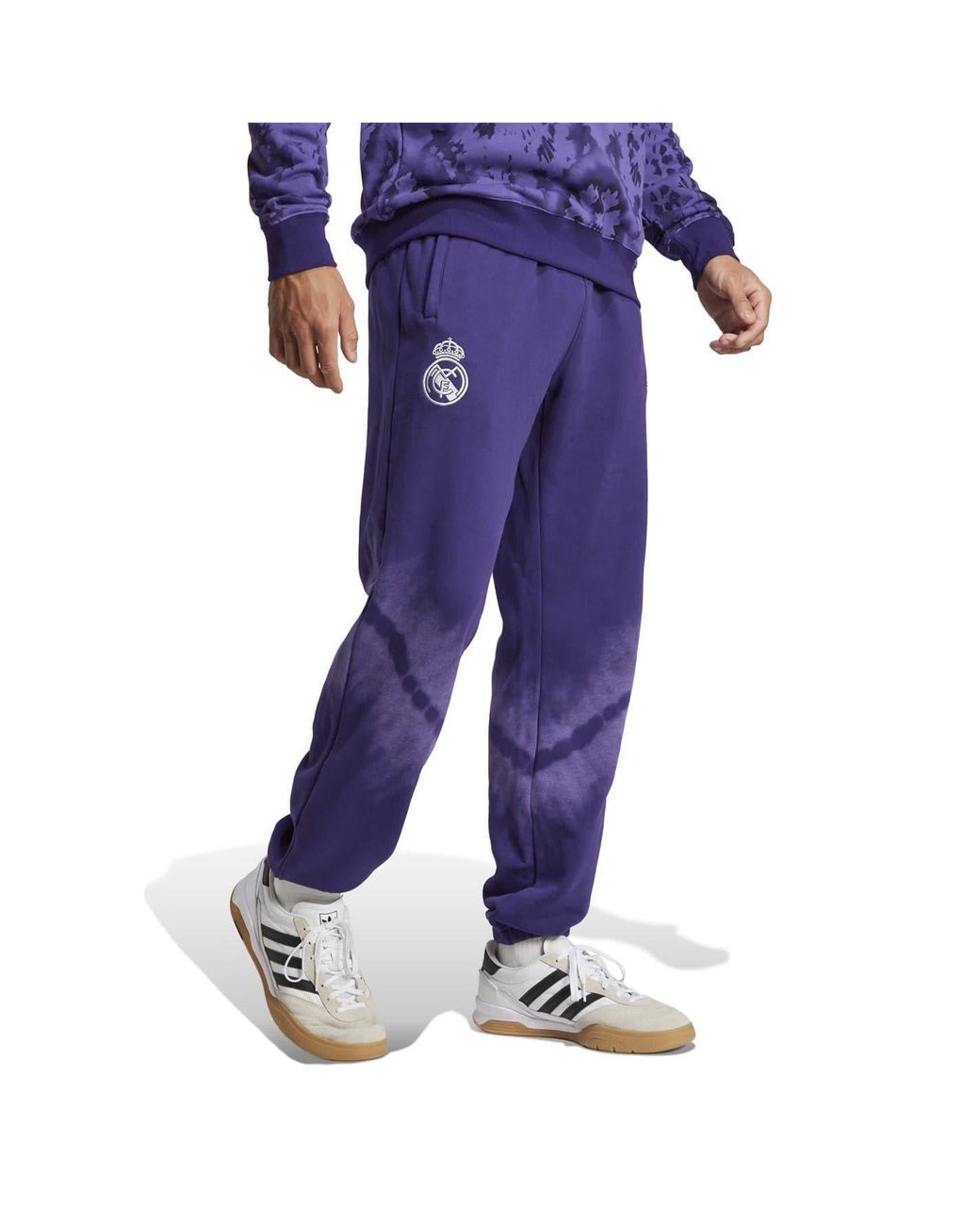 Adidas Blue Real Madrid Tracksuit Bottoms for men