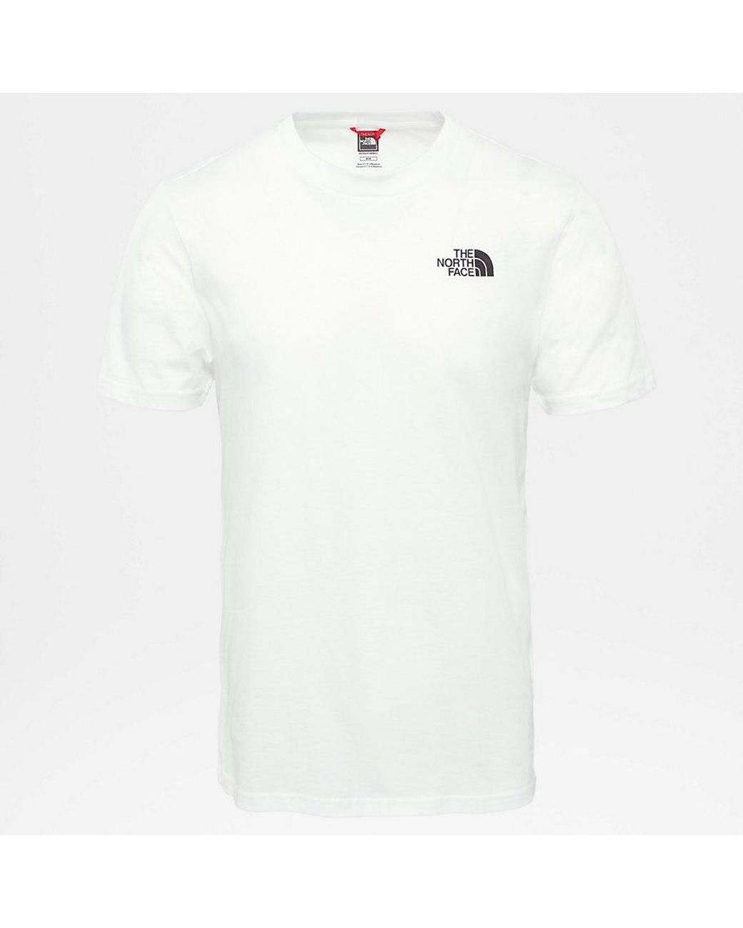 The North Face White Short Sleeve Simple Dome T-Shirt, Tnf Cotton for men