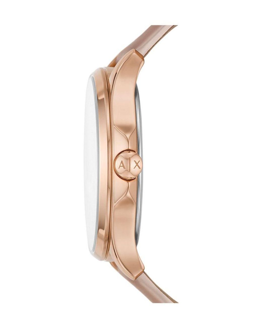 ARMANI EXCHANGE Pink Lady Hampton Watch Ax5272 Leather (Archived)
