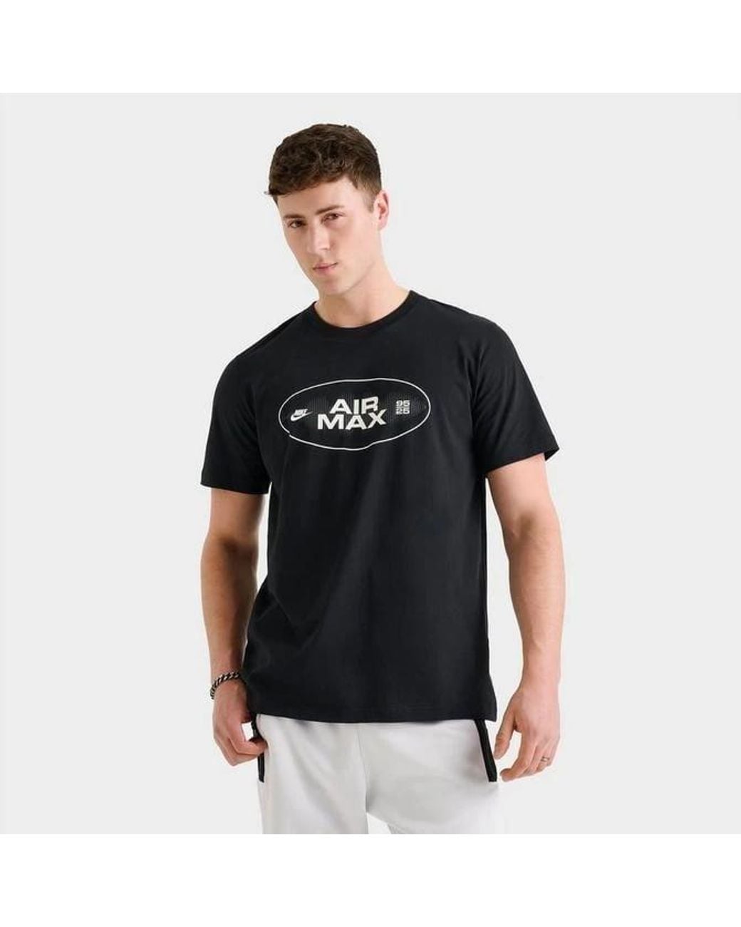 Nike Black Air Max 95 Circle T Shirt Cotton for men