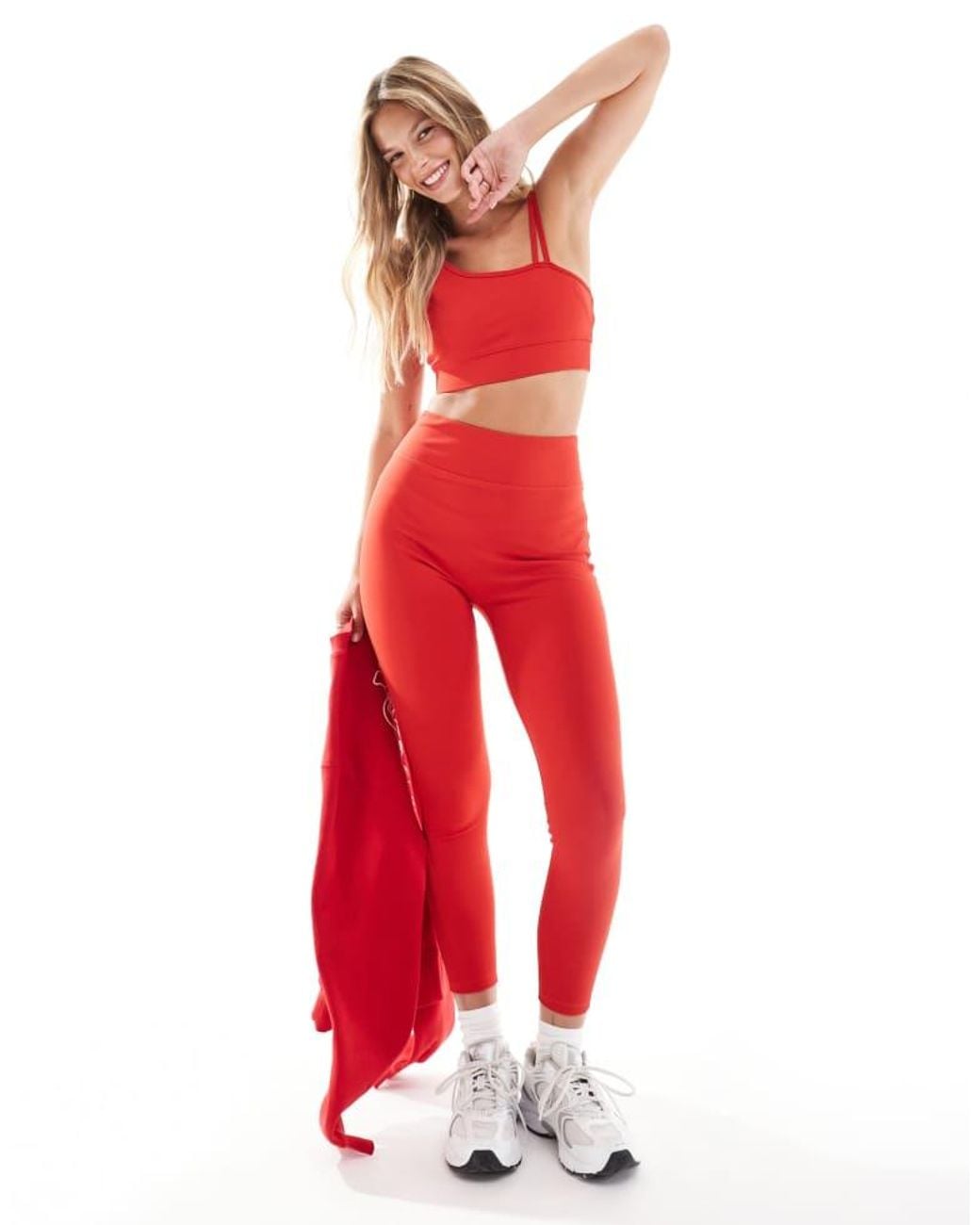 Ellesse Red Ksani Crop Top