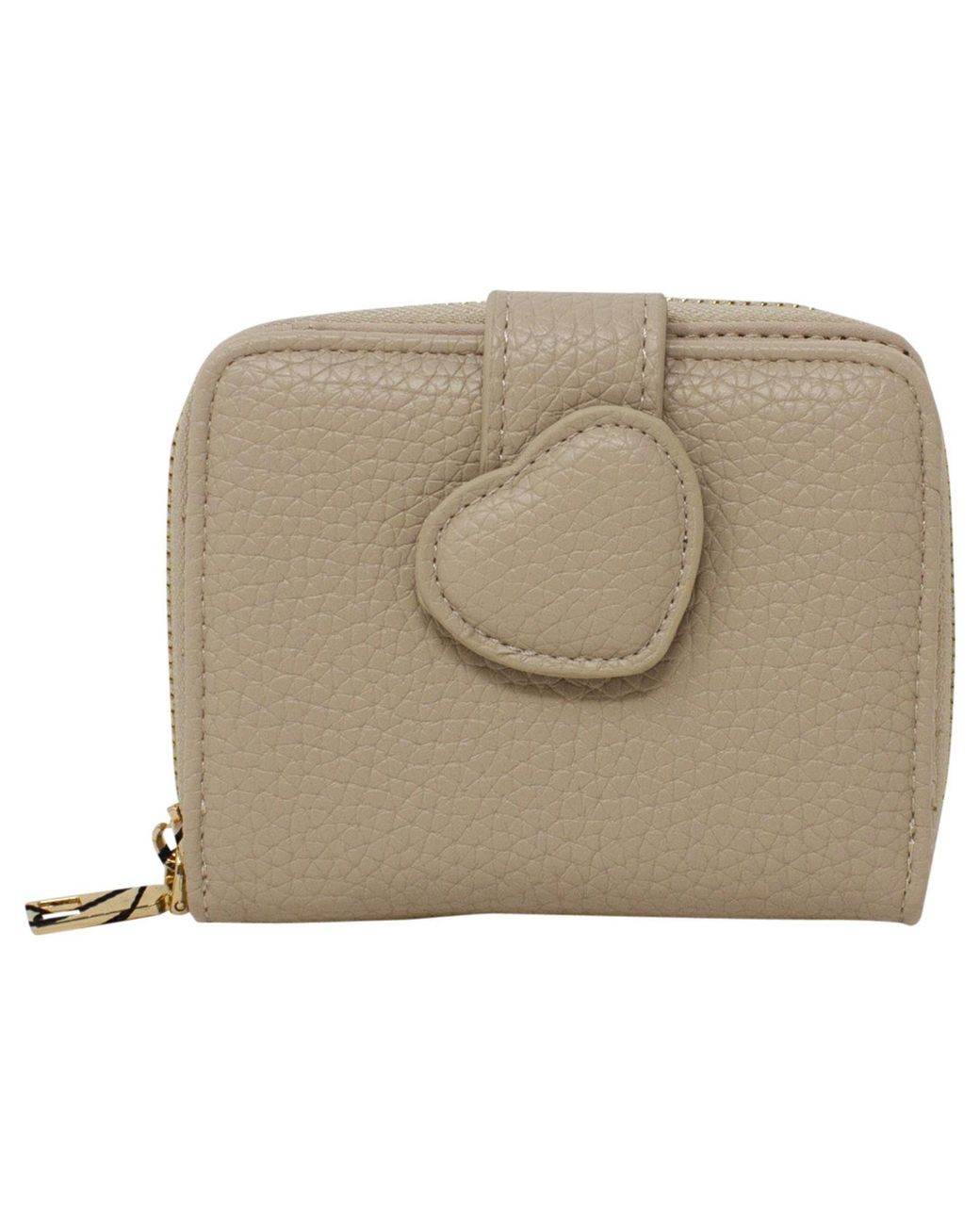 SVNX Natural Purse With Heart Fastening