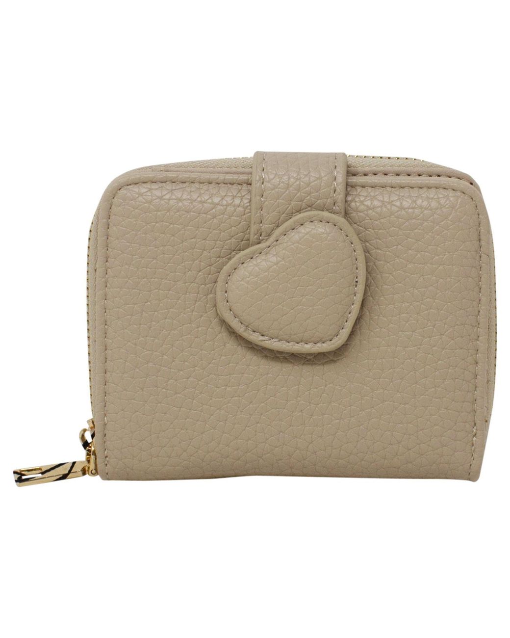 SVNX Natural Purse With Heart Fastening