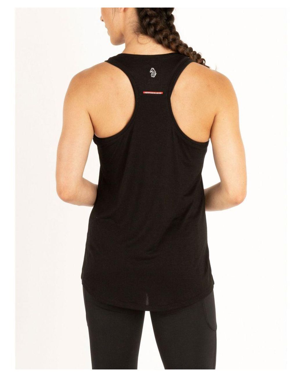 Luke 1977 Black Plank Gym Vest