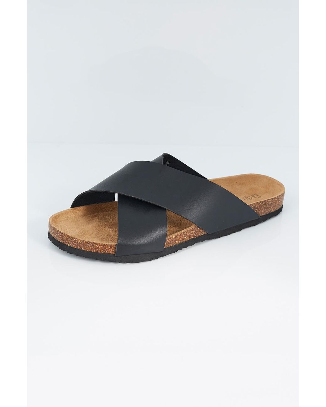 Brave Soul Blue Crossover Strap Sandals for men