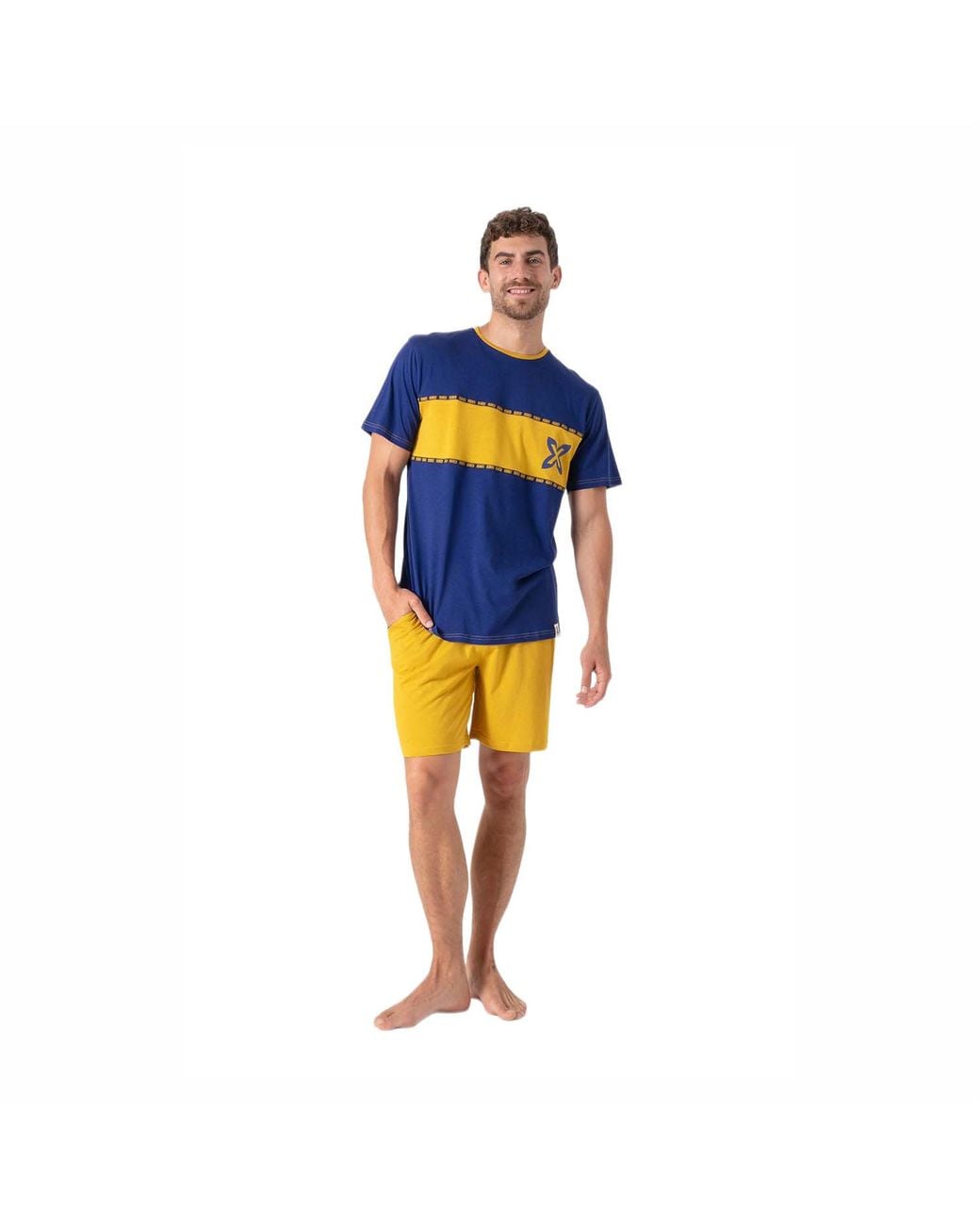 Munich Blue Summer Short Pyjamas Mu9 for men