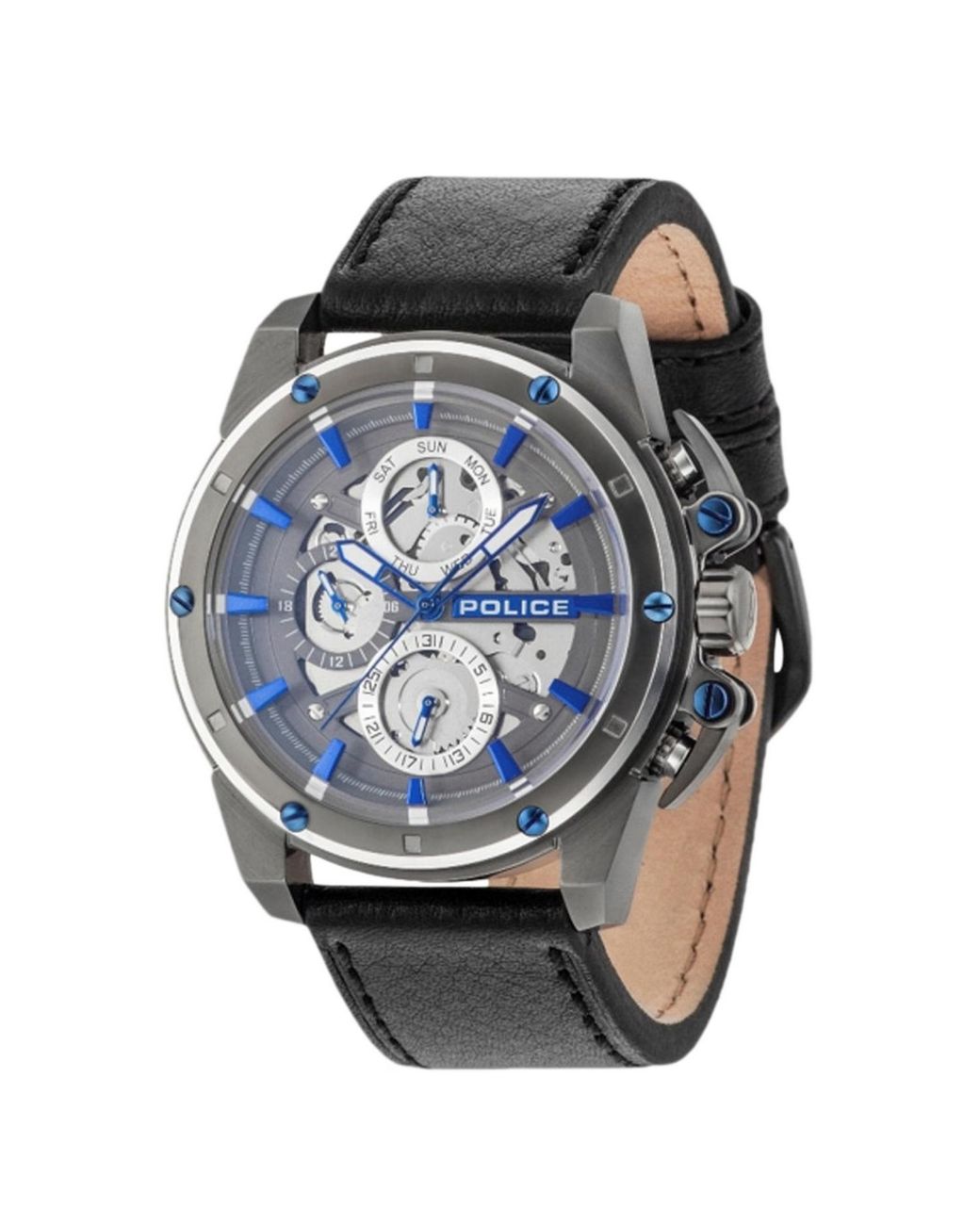 Police Gray Watch Quartz Stainless Steel for men