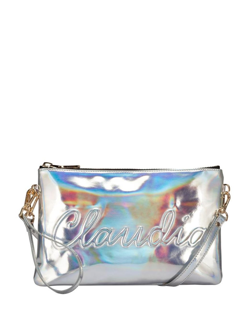 Claudia Canova Blue Signature Clutch Bag
