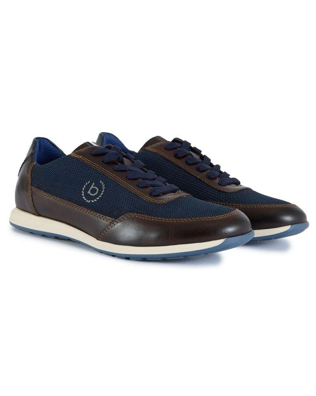 Bugatti Blue Low Profile Trainers for men
