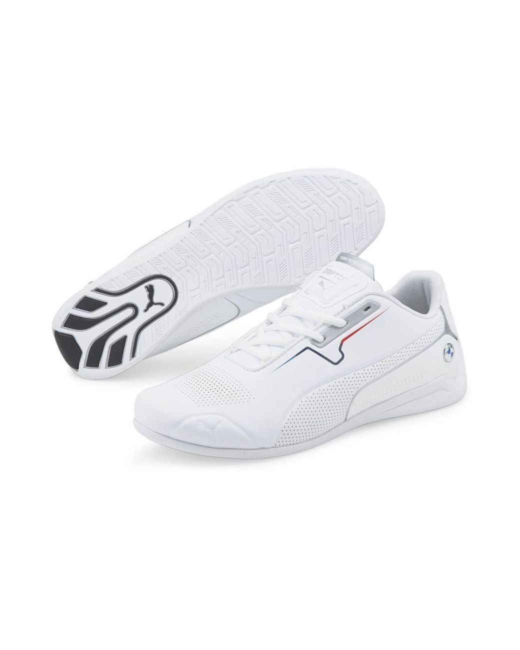 Puma men white drift cat 5 bmw nm sports shoes sale