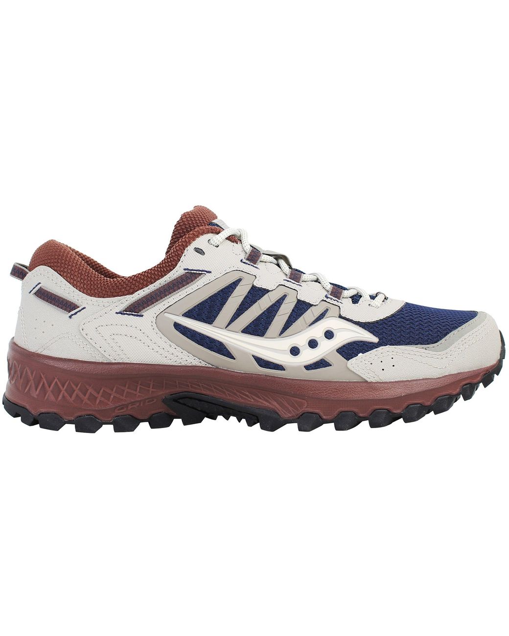 Saucony Blue Grid Peak Trainers for men