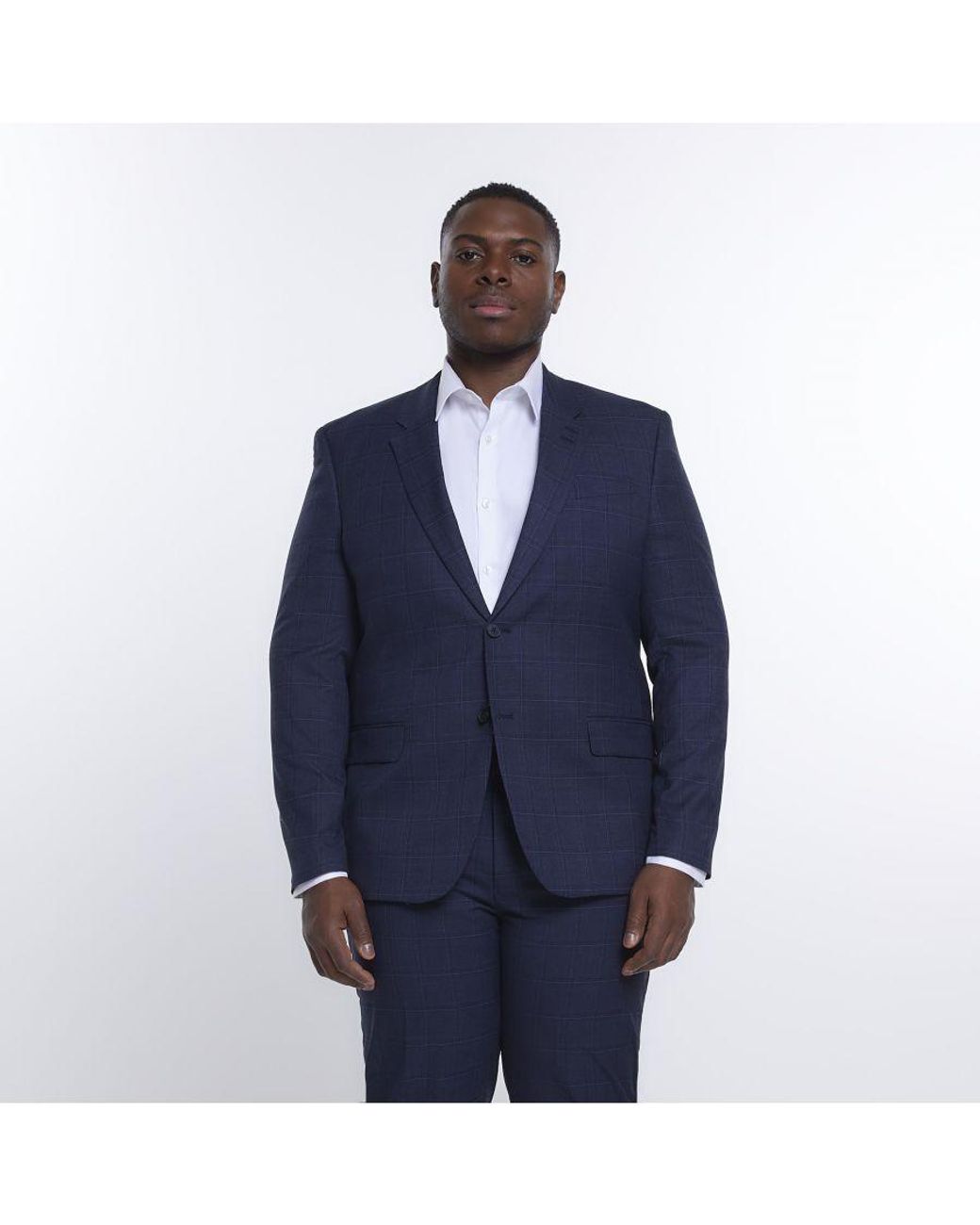 Big and hotsell tall navy suit