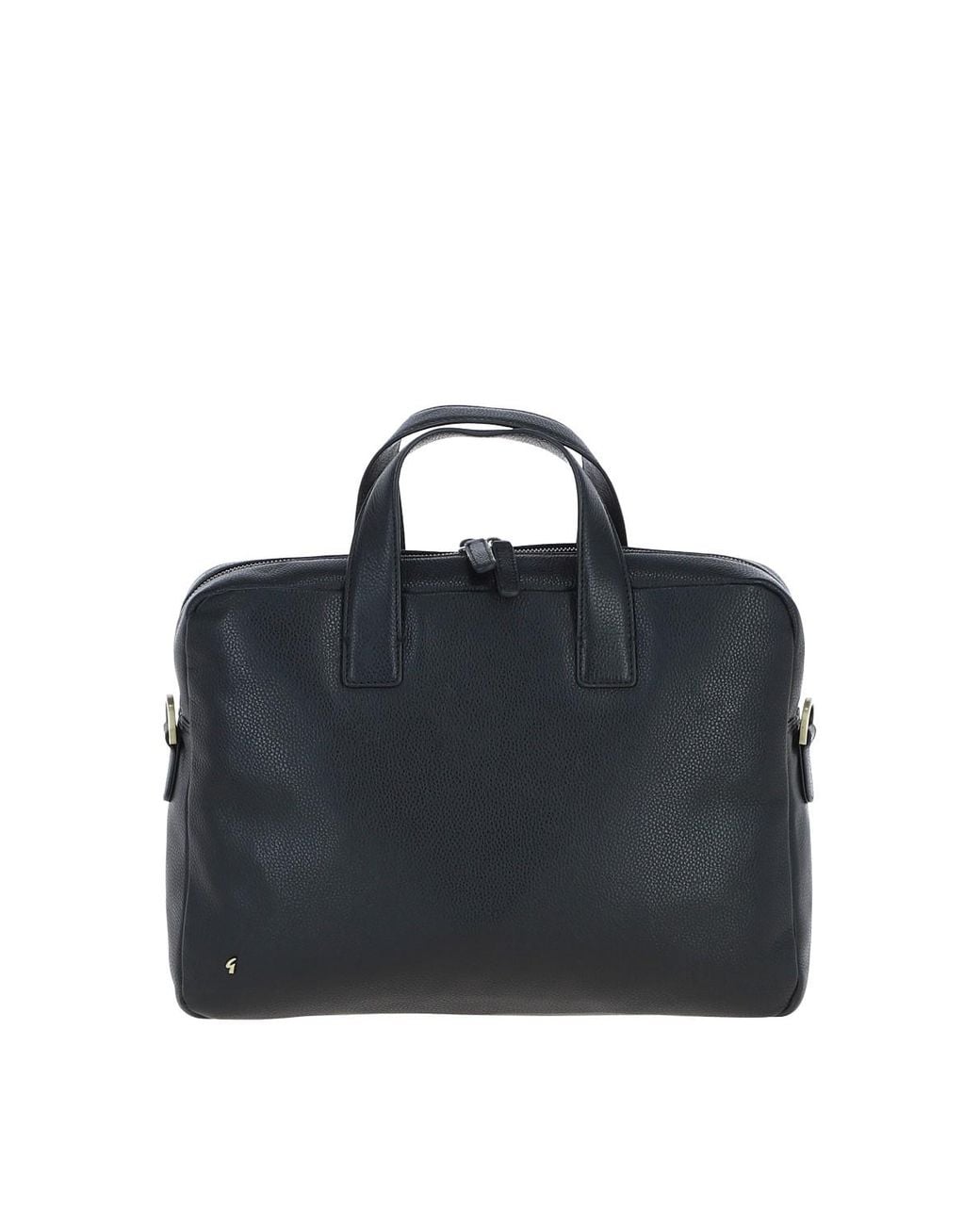 Gabicci Black Real Leather Messenger Bag for men