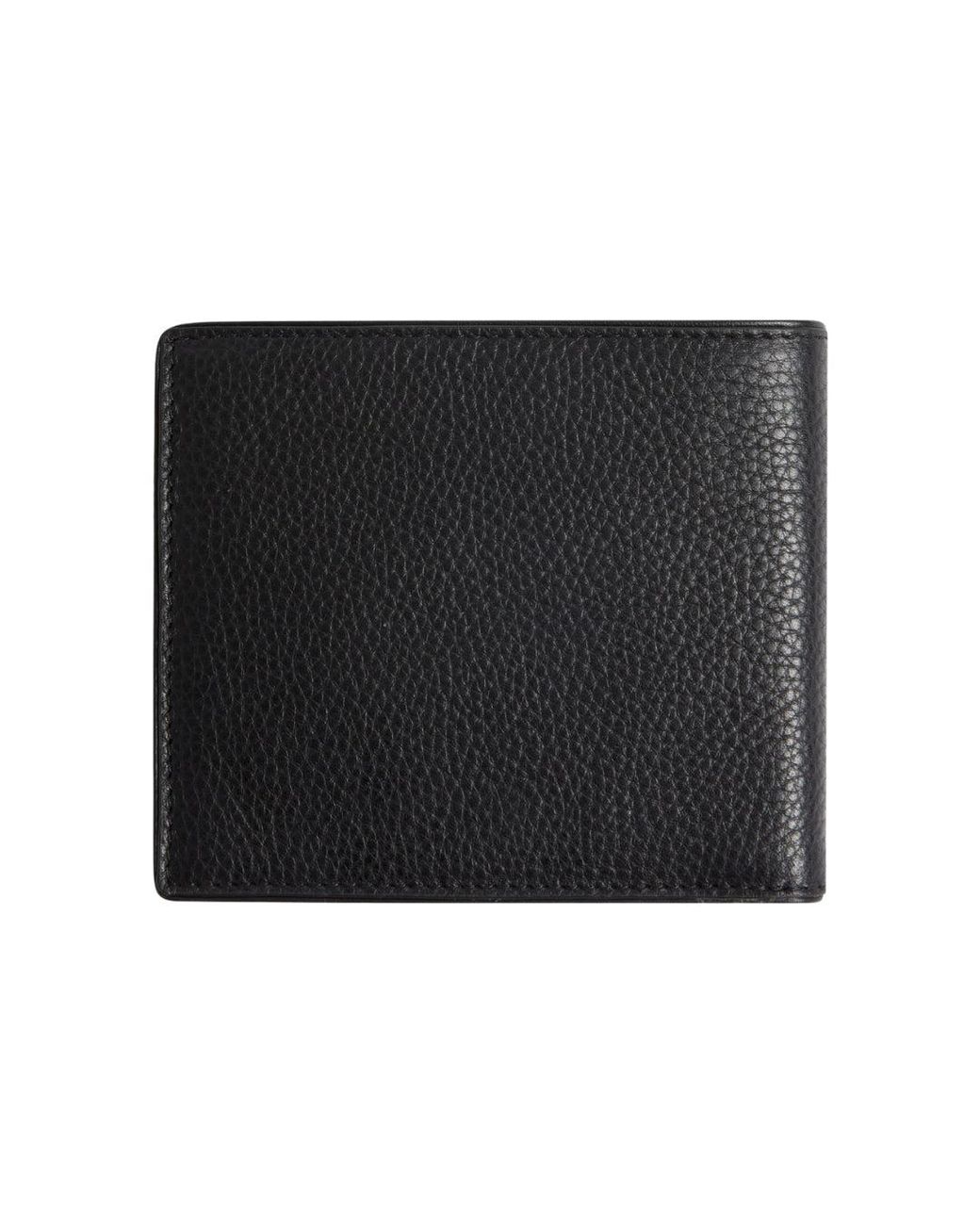 Ted Baker Black Tb Script Wallet Leather for men