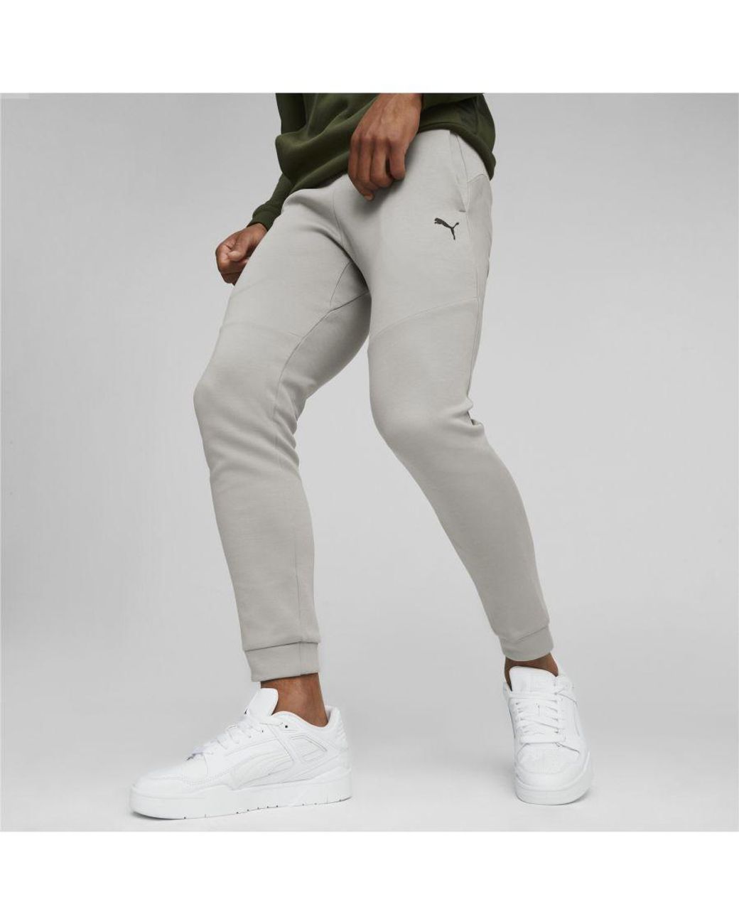 PUMA Gray Tech Dk Track Pants for men