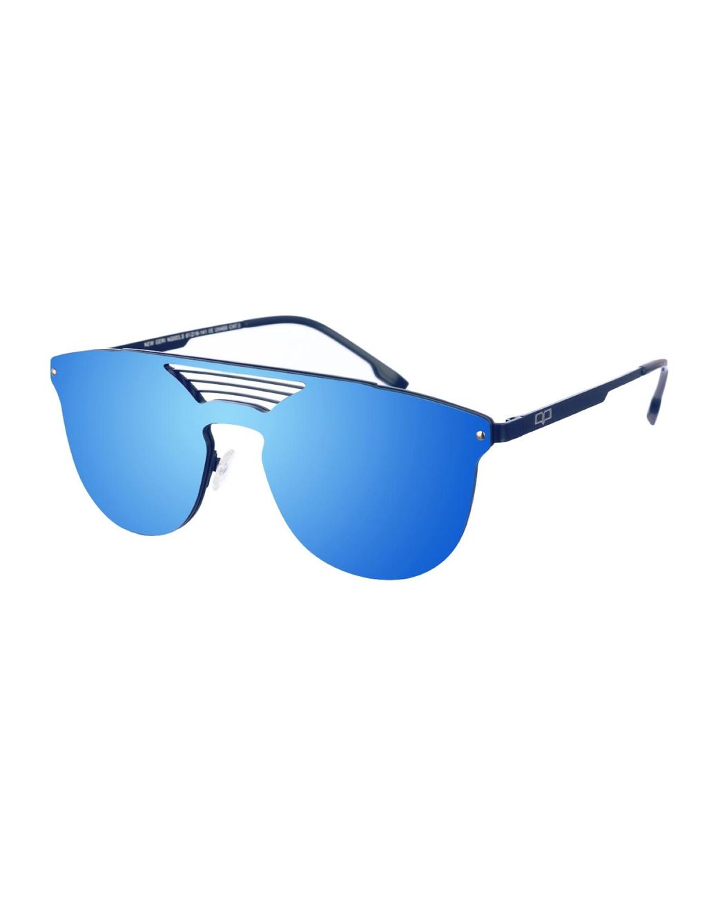 Kypers Blue New Geri Oval Shaped Nylon Sunglasses