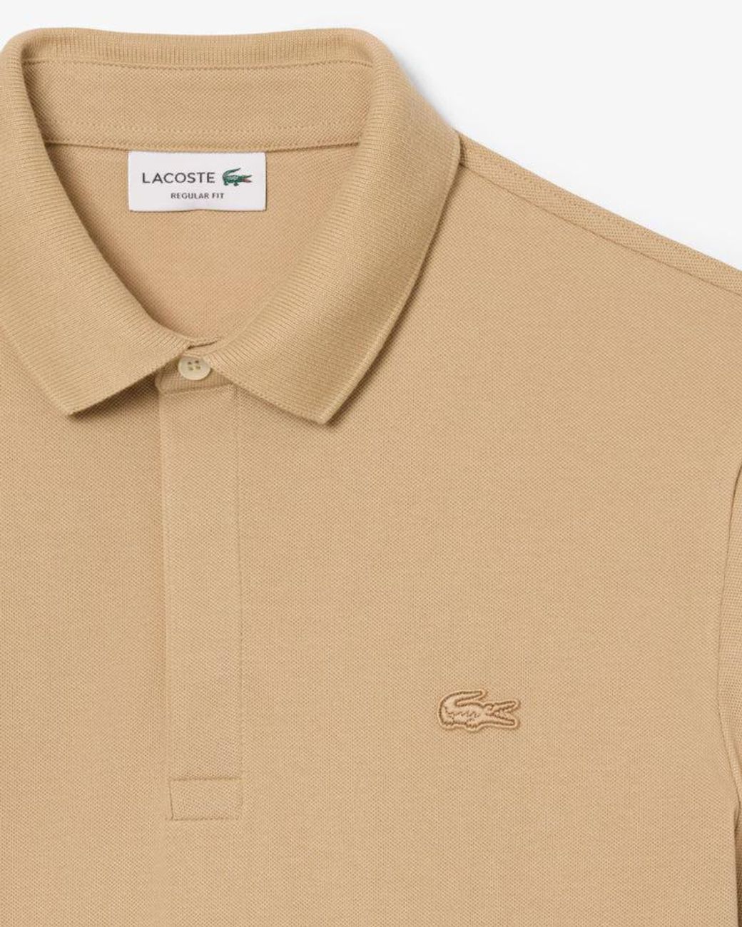 Lacoste Natural Paris Strech Pique Polo Shirt Cotton for men