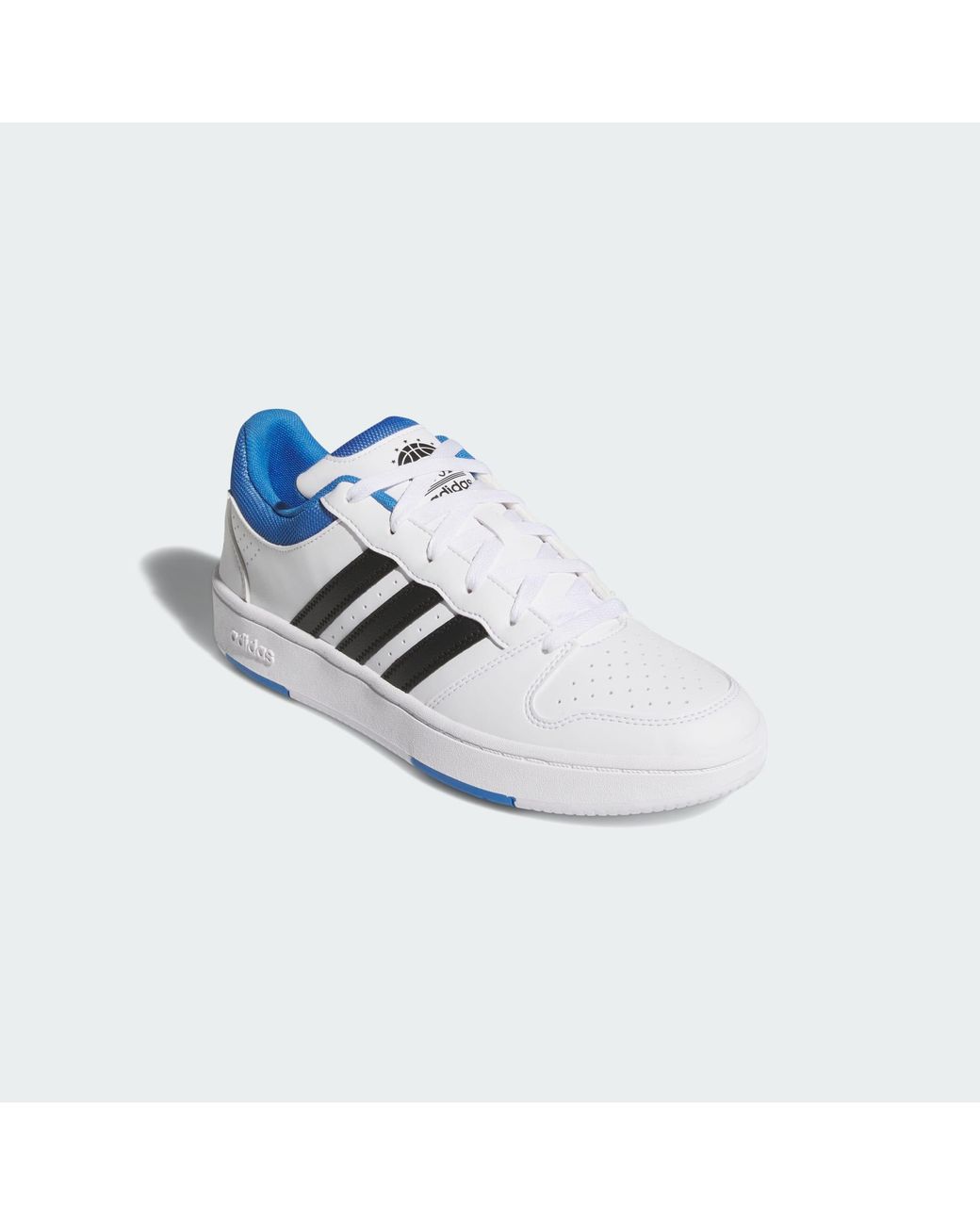 Adidas White Hoops Classic Shoes for men