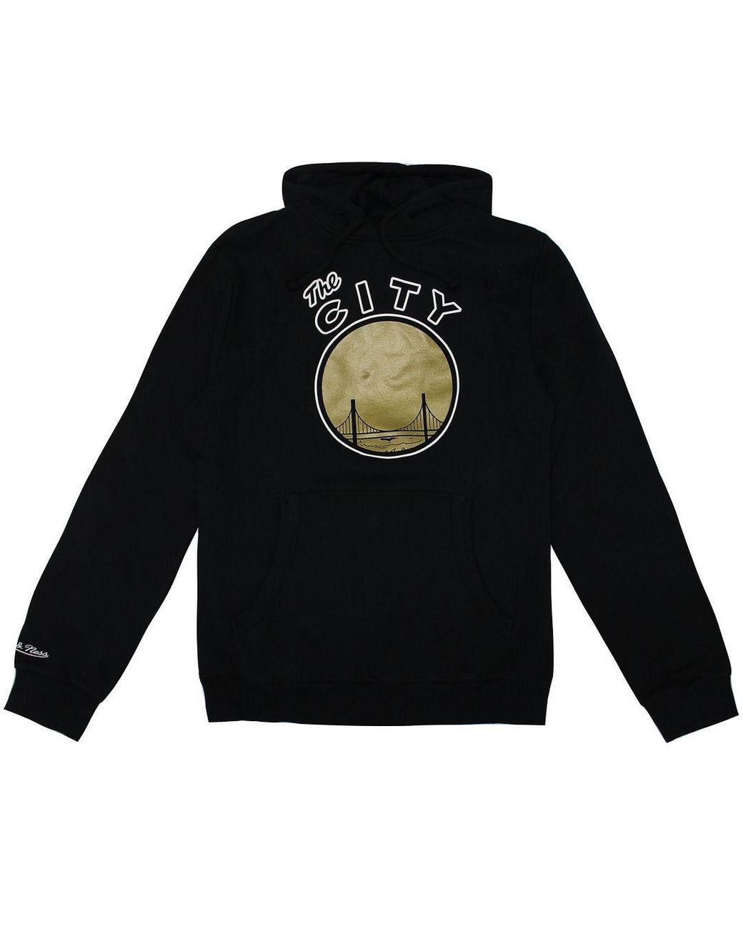 Mitchell & Ness Black Golden State Warriors Hoodie for men