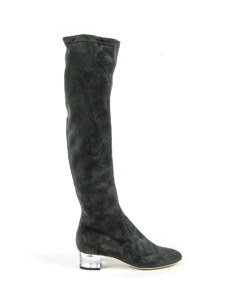 Versace 19.69 Abbigliamento Sportivo Black V High Boot 3123667 Camoscio Verde Fermo