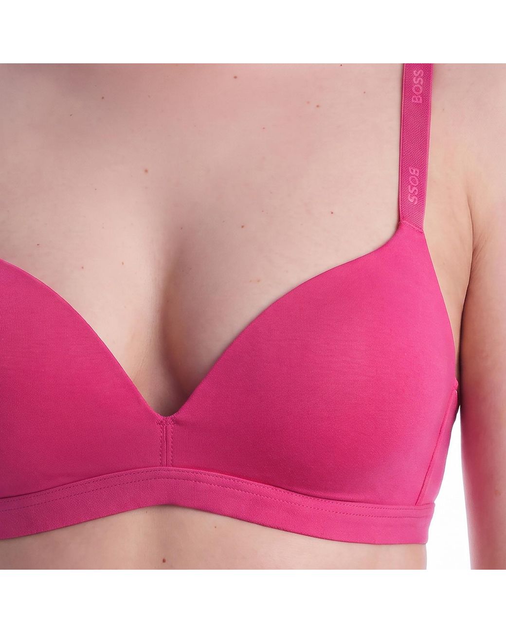 Boss Pink Triangle Bra With Detachable Straps 50502739