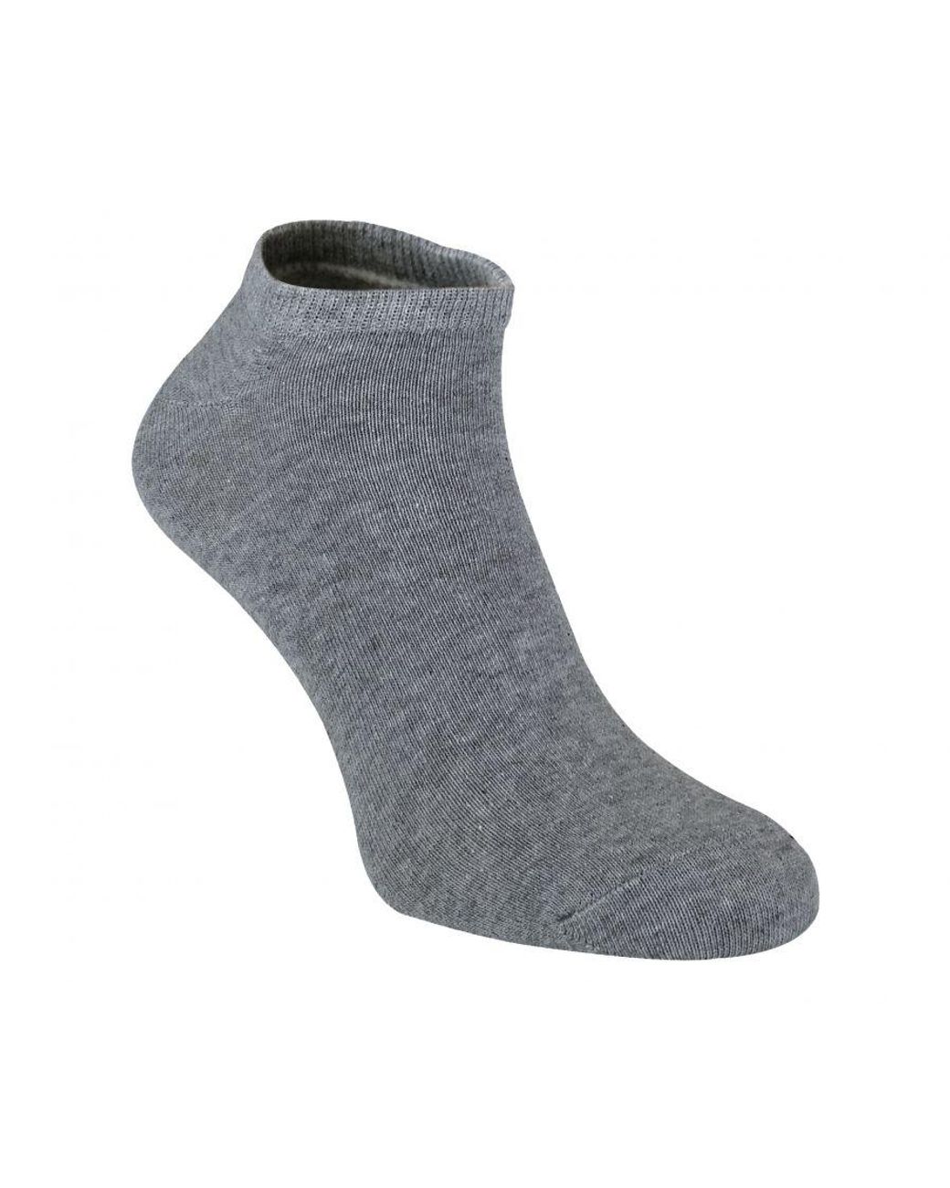 Sock Snob Gray 12 Pair Multipack Quarter Trainer Socks for men