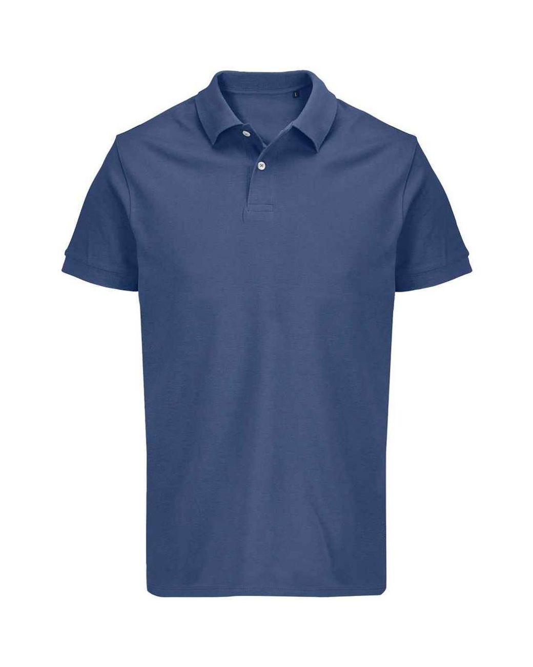 Sol's Blue Adult Pacific Pique Twin Needle Stitch Polo Shirt (Denim)