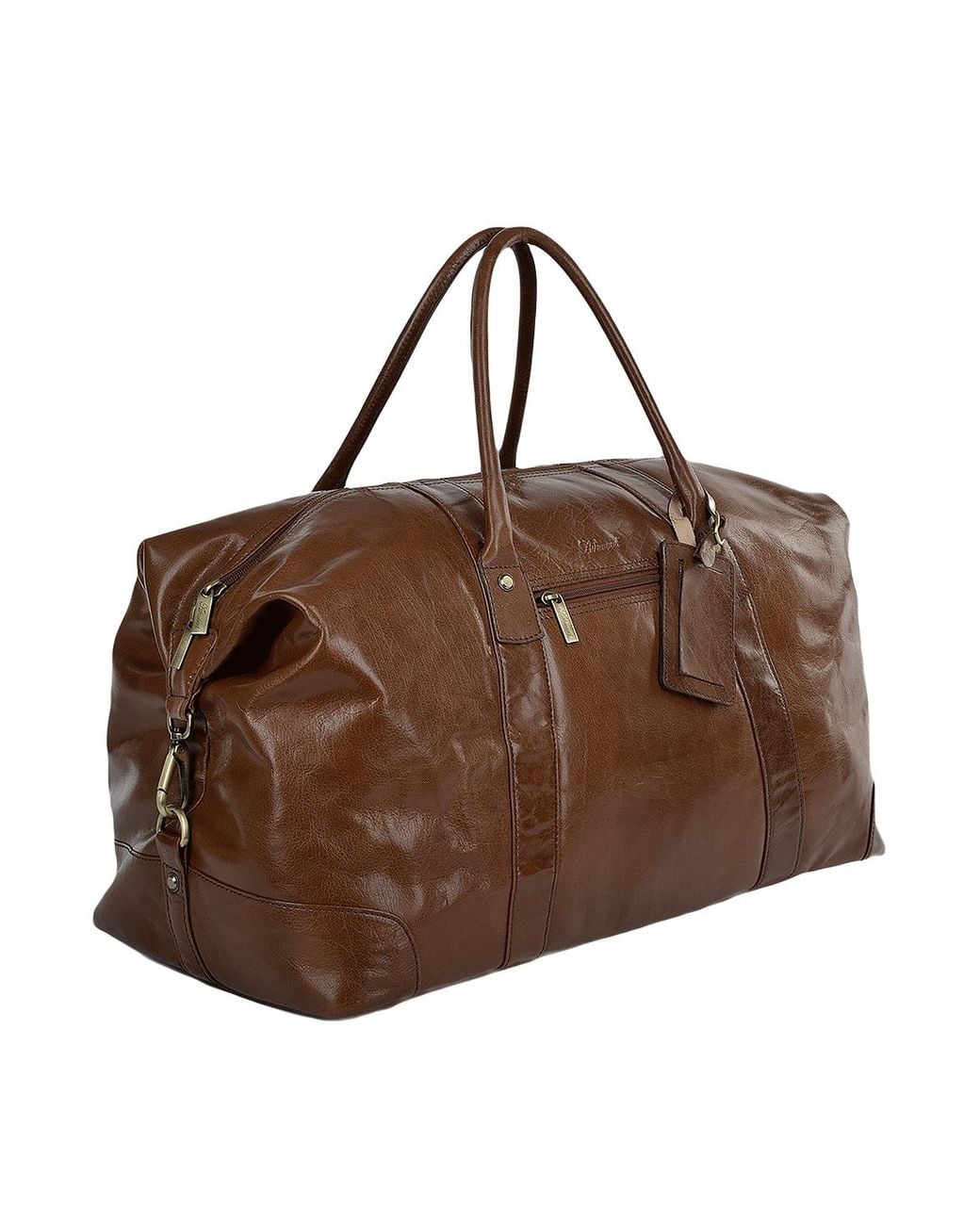 Ashwood Leather Brown Extra Large Vegetable Tanned Real Travel Holdall for men