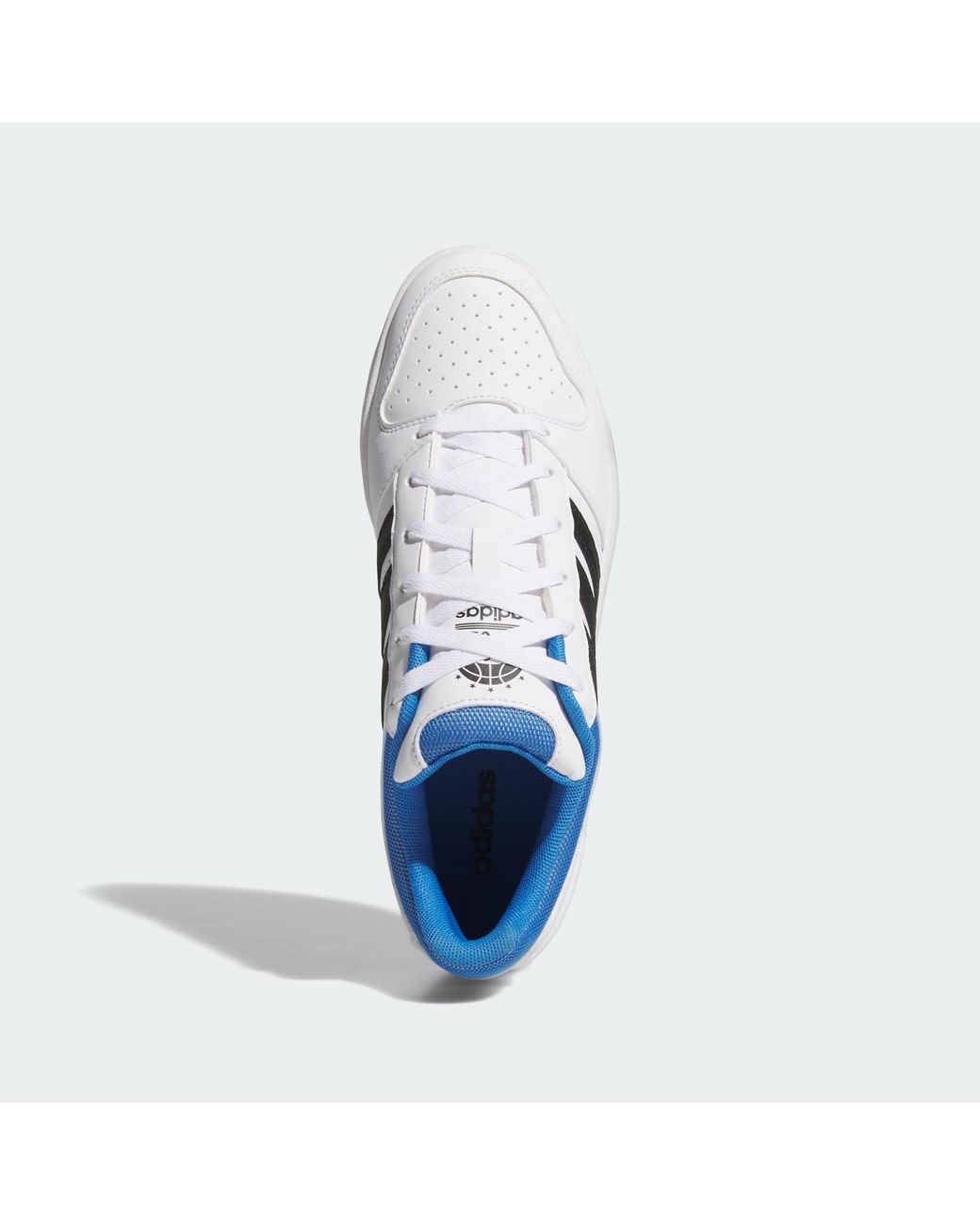 Adidas White Hoops Classic Shoes for men