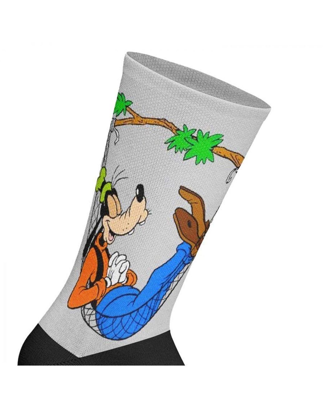 Jenes Socks Blue Elastic Printed Long