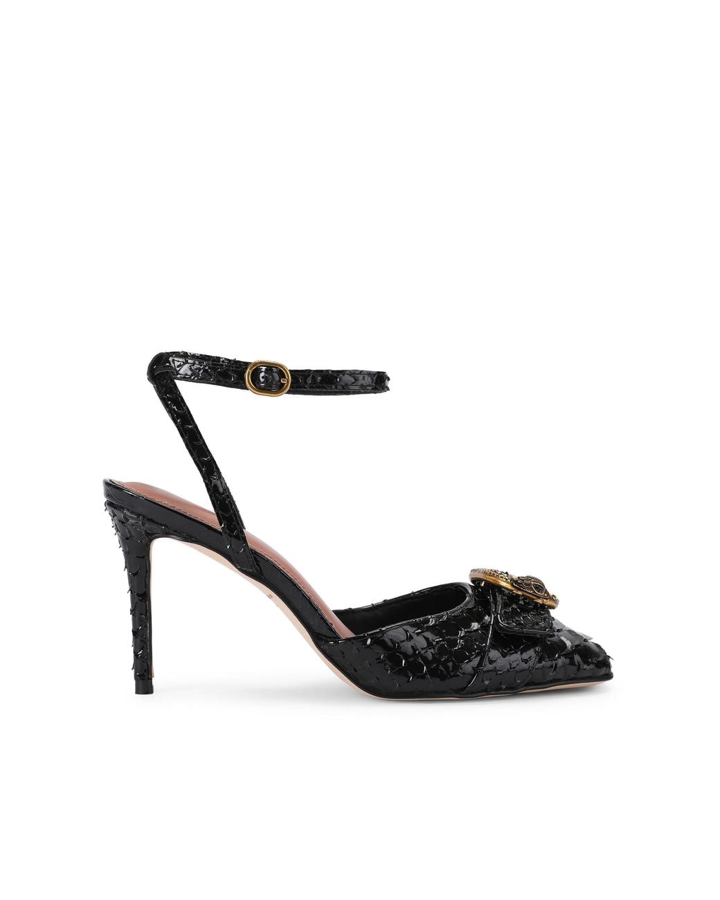 Kurt Geiger Black Mayfair Closed Toe Sandal Sandals