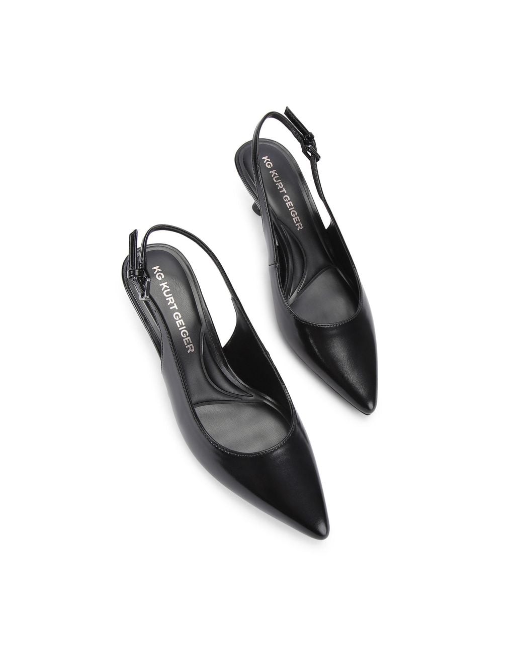 KG by Kurt Geiger Black Tilly Heels