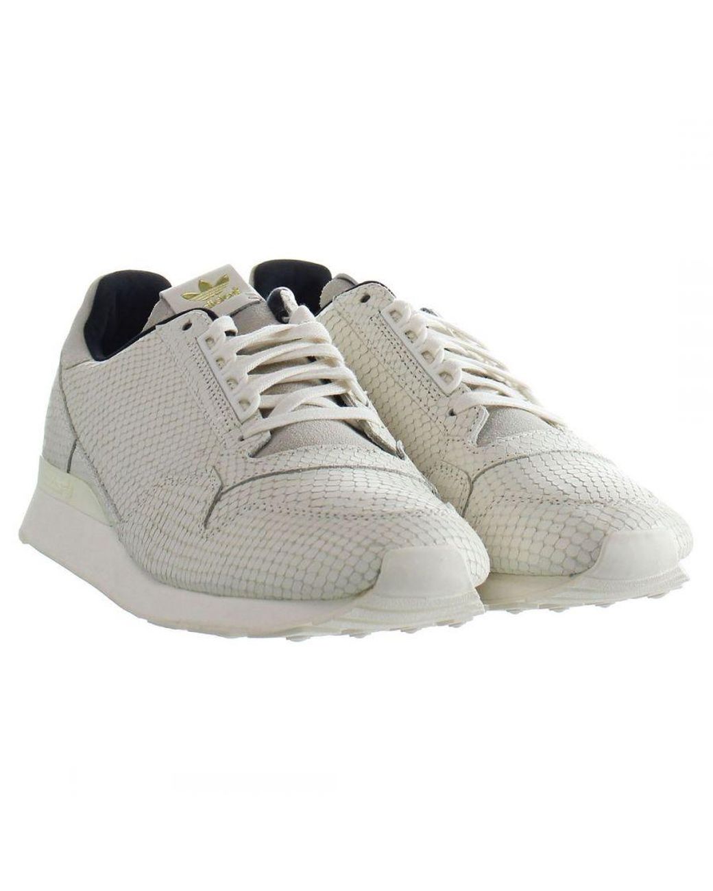 adidas Zx 500 Og Snake Off White Trainers Leather in Grey | Lyst UK