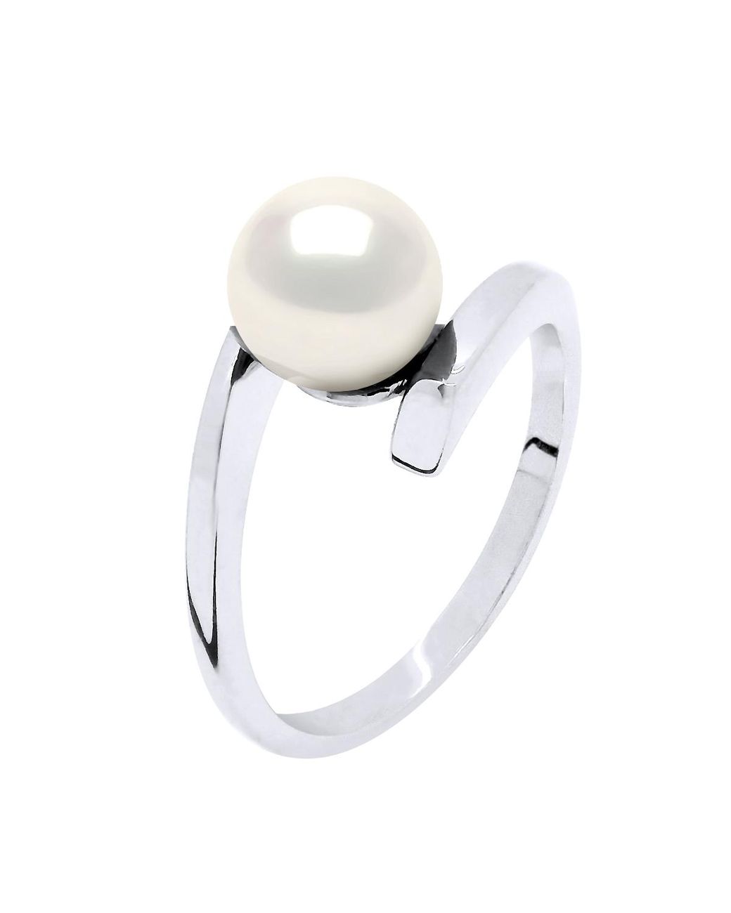 Ateliers Saint Germain White Ring Real Cultured Freshwater Pearl Round 7-8 Mm