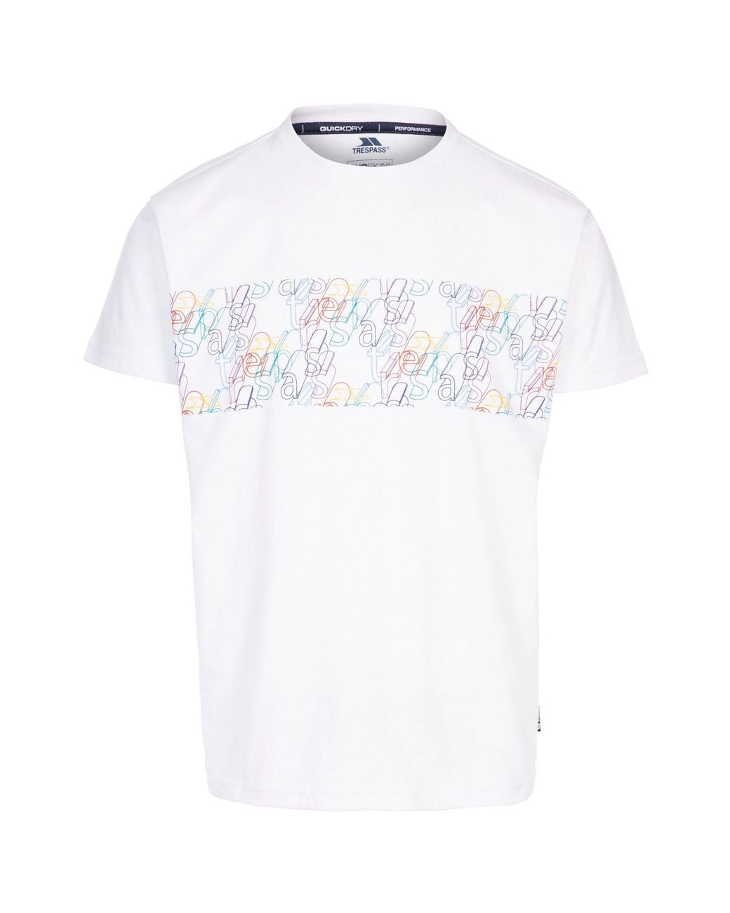 Trespass White Kedleston T-Shirt for men