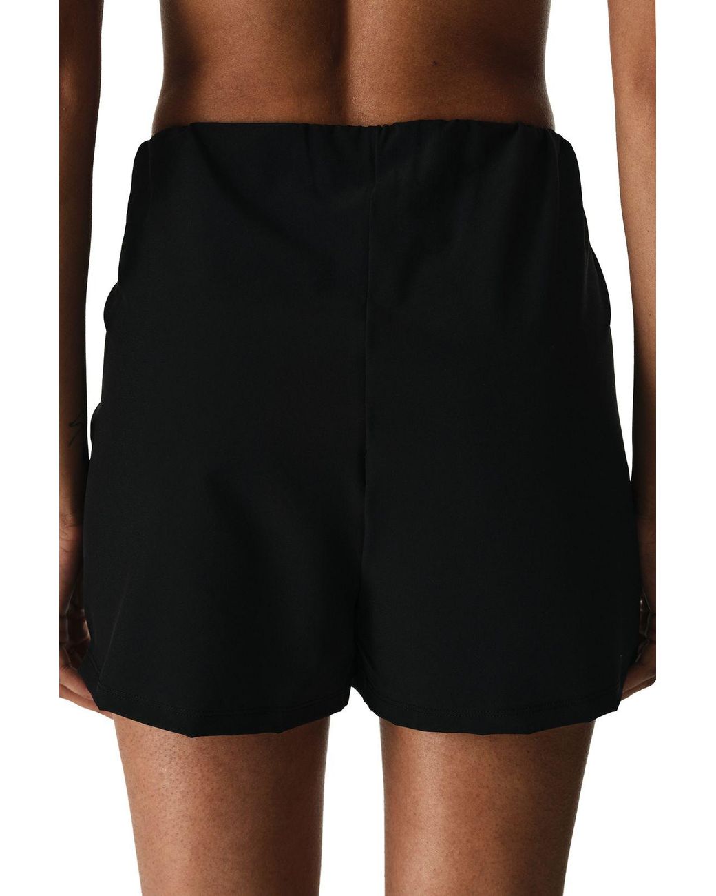 Penti Black Mid-Waist Swim Shorts