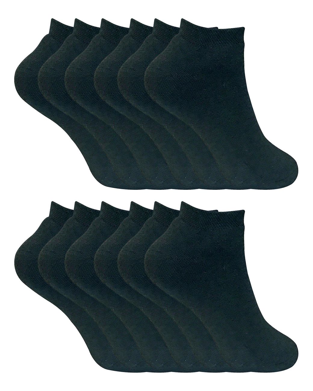 Sock Snob Blue Ladies Winter Low Cut Trainer Socks