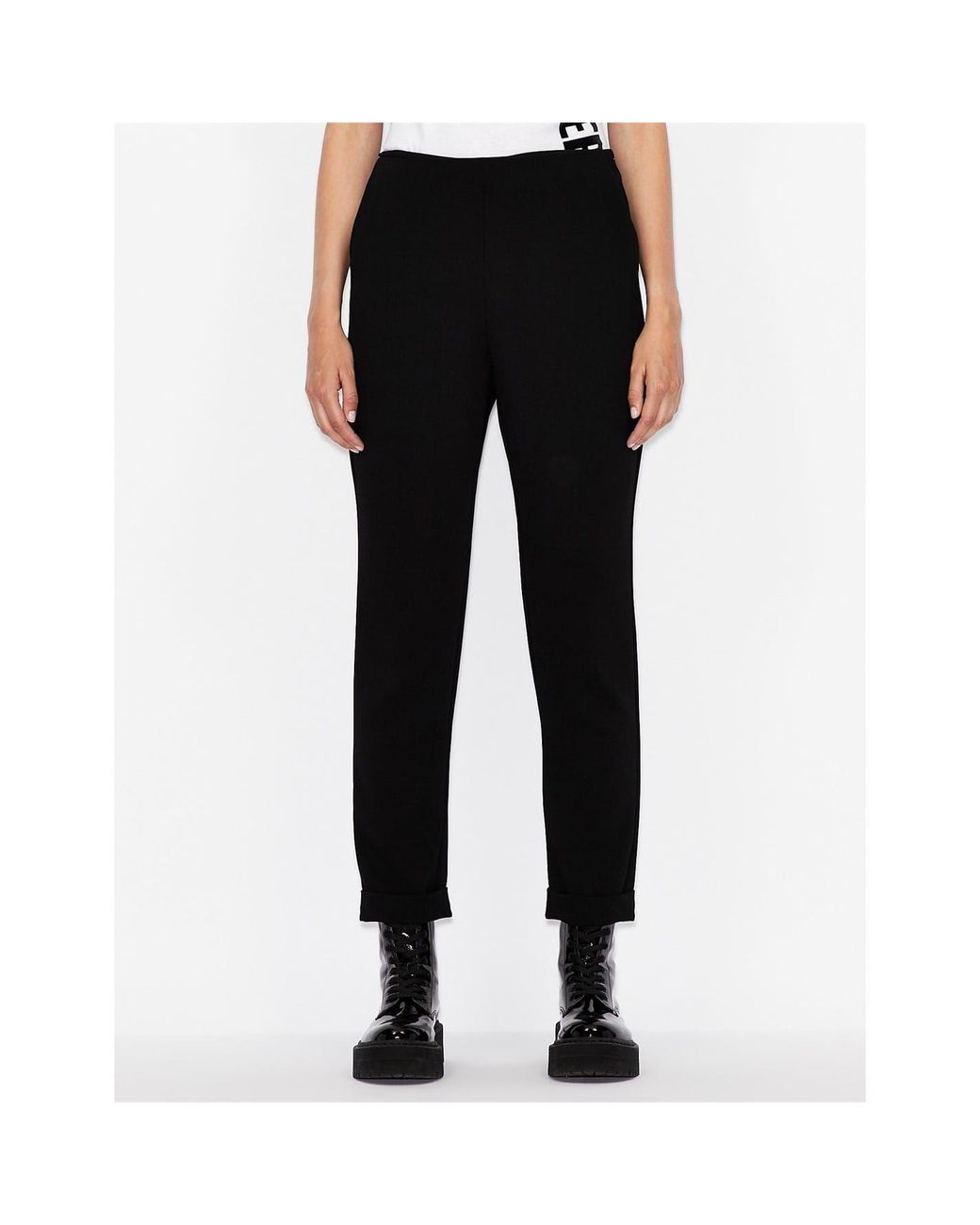 ARMANI EXCHANGE Black Classic Trous