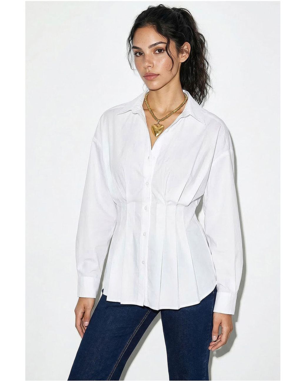 Bianco Lucci White Shirt