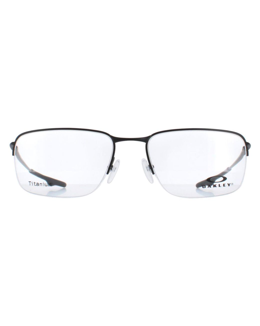 Oakley Brown Half Rimless Matte Dark Ox5148 Wingback Sq for men