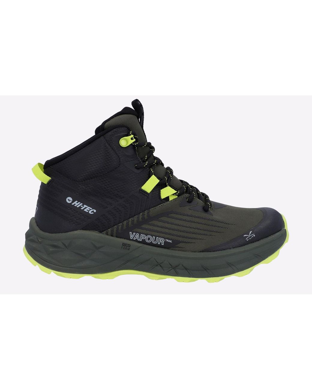 Hi-tec Black Fuse Trail Mid Waterproof for men