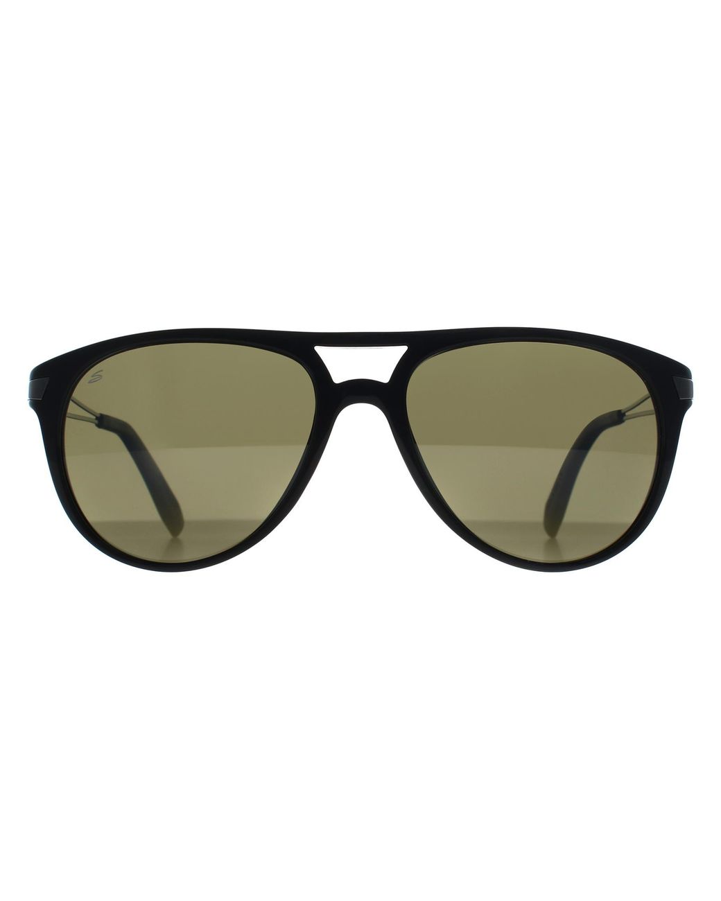 Serengeti Brown Aviator Shiny Polarized 555Nm Photochromic Udine Metal for men