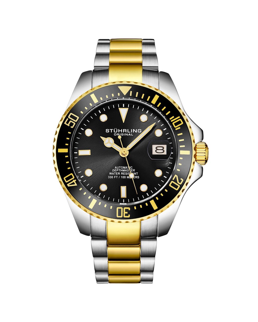 Stuhrling Metallic Japanese Automatic Depthmaster 4048 42Mm Diver for men