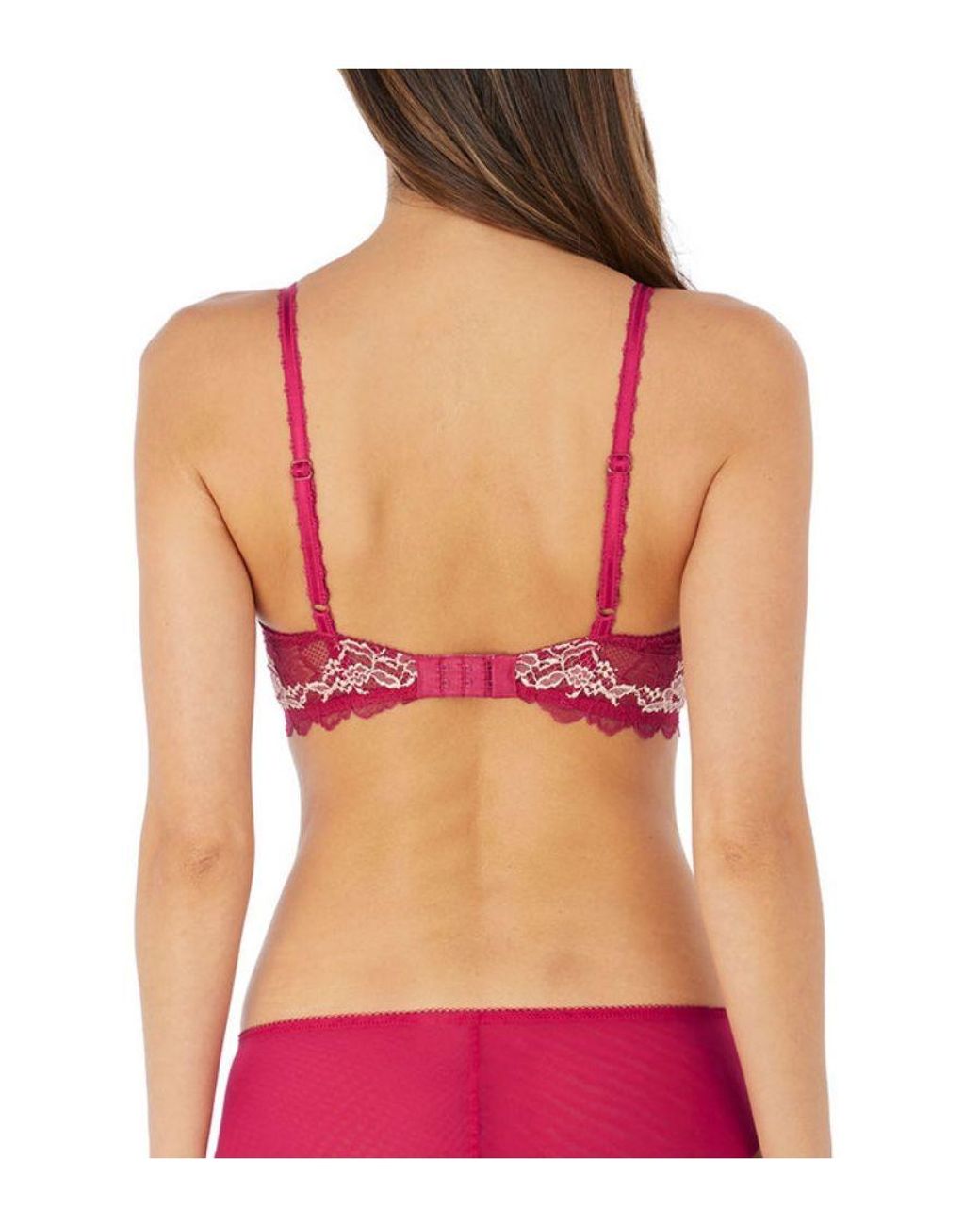 Wacoal Pink Lace Perfection Plunge Bra