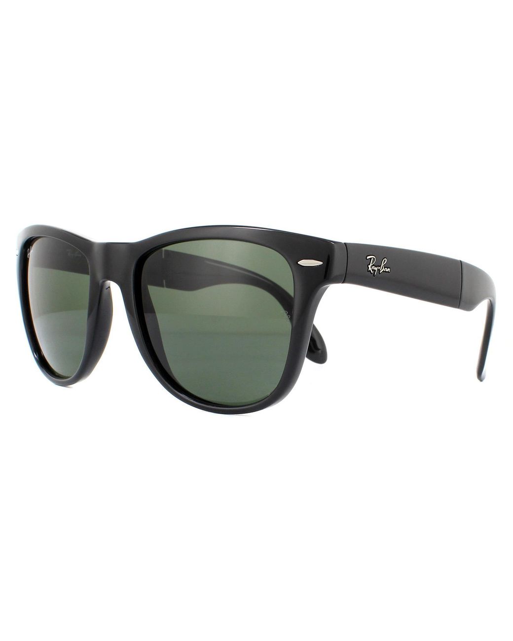 Ray-Ban Green Sunglasses Folding Wayfarer 4105 601 54Mm
