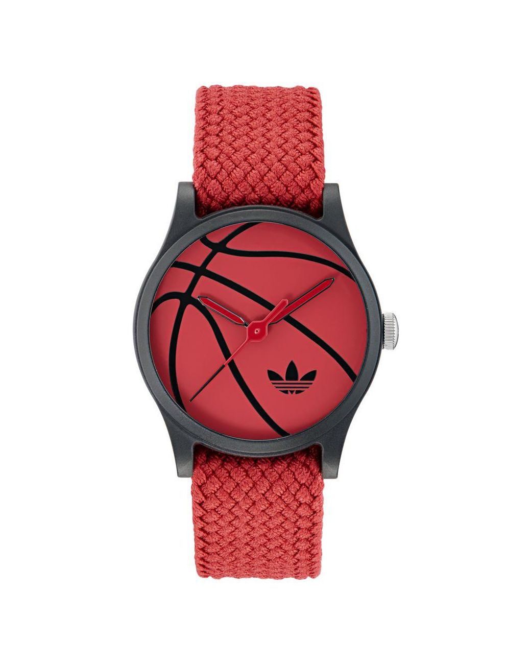 Adidas Originals Red Analog Nylon Watch