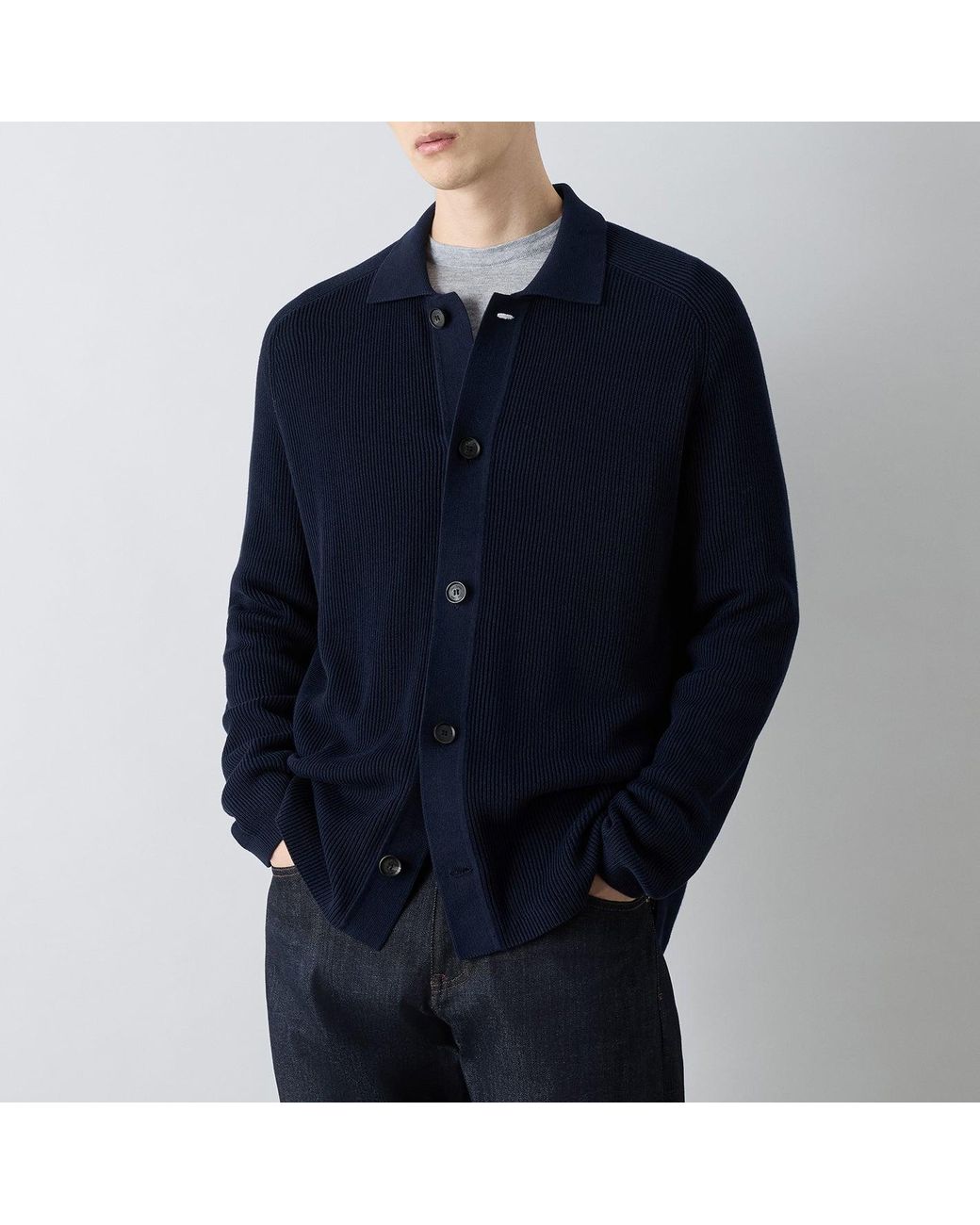 Oliver Sweeney Blue 100% Cotton Overshirt for men