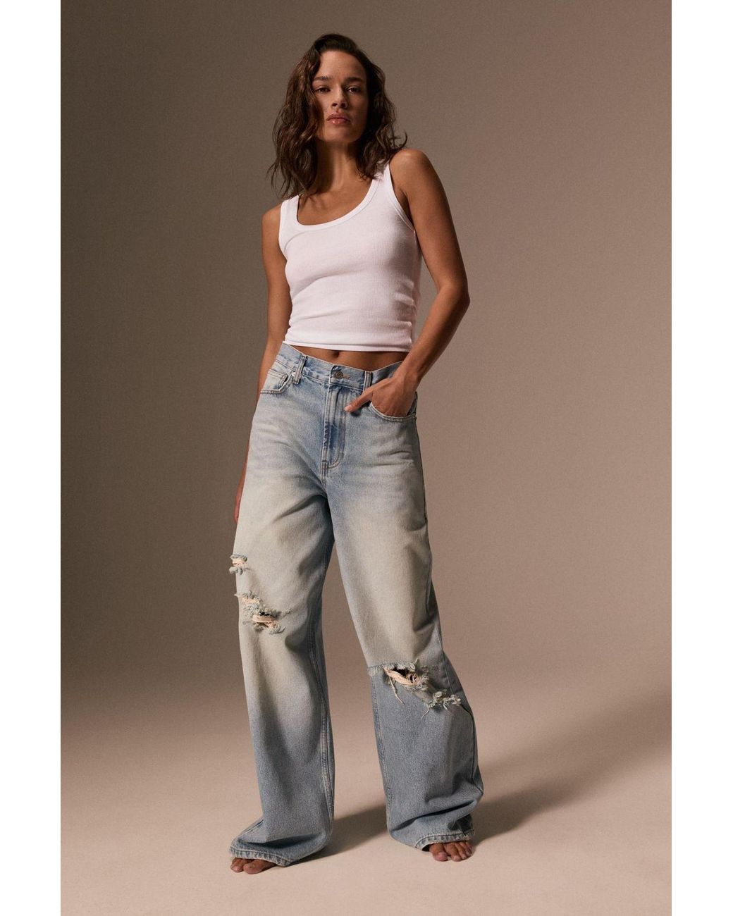 Grimelange Natural Straight-Leg Regular Fit Jeans
