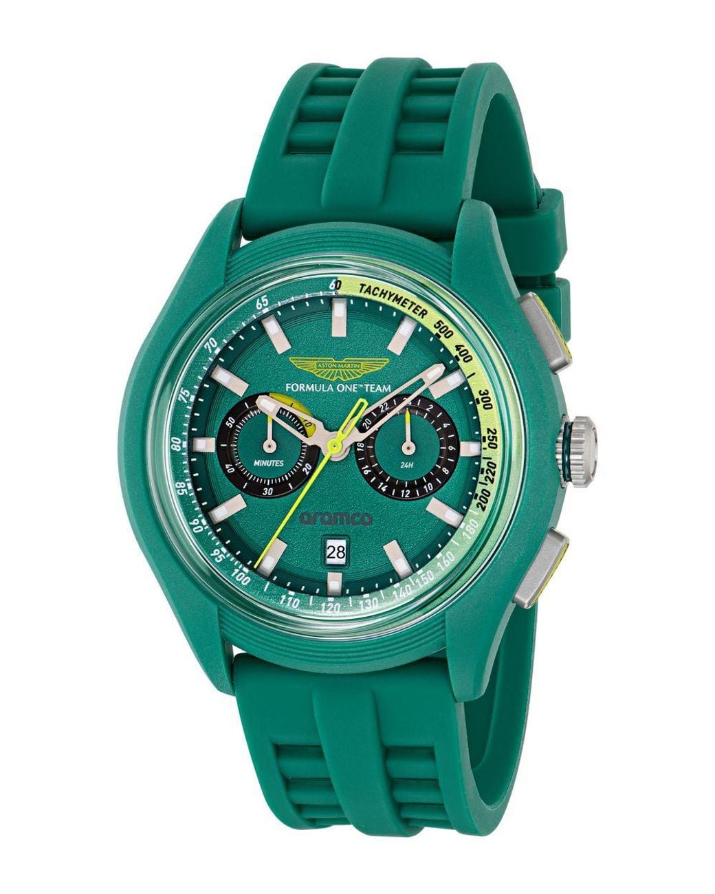 Aston Martin Am Formula 1 Blc Watch Mtfb1F604 Silicone in Green for Men ...