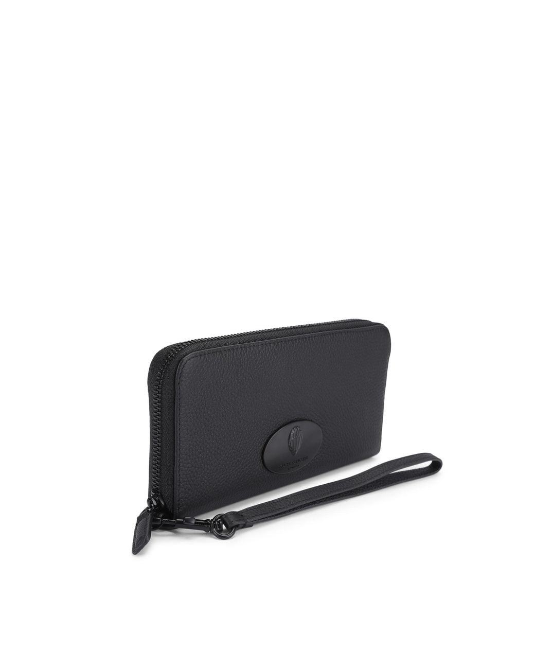 Kurt Geiger Black Leather Balham Zip Around Wallet